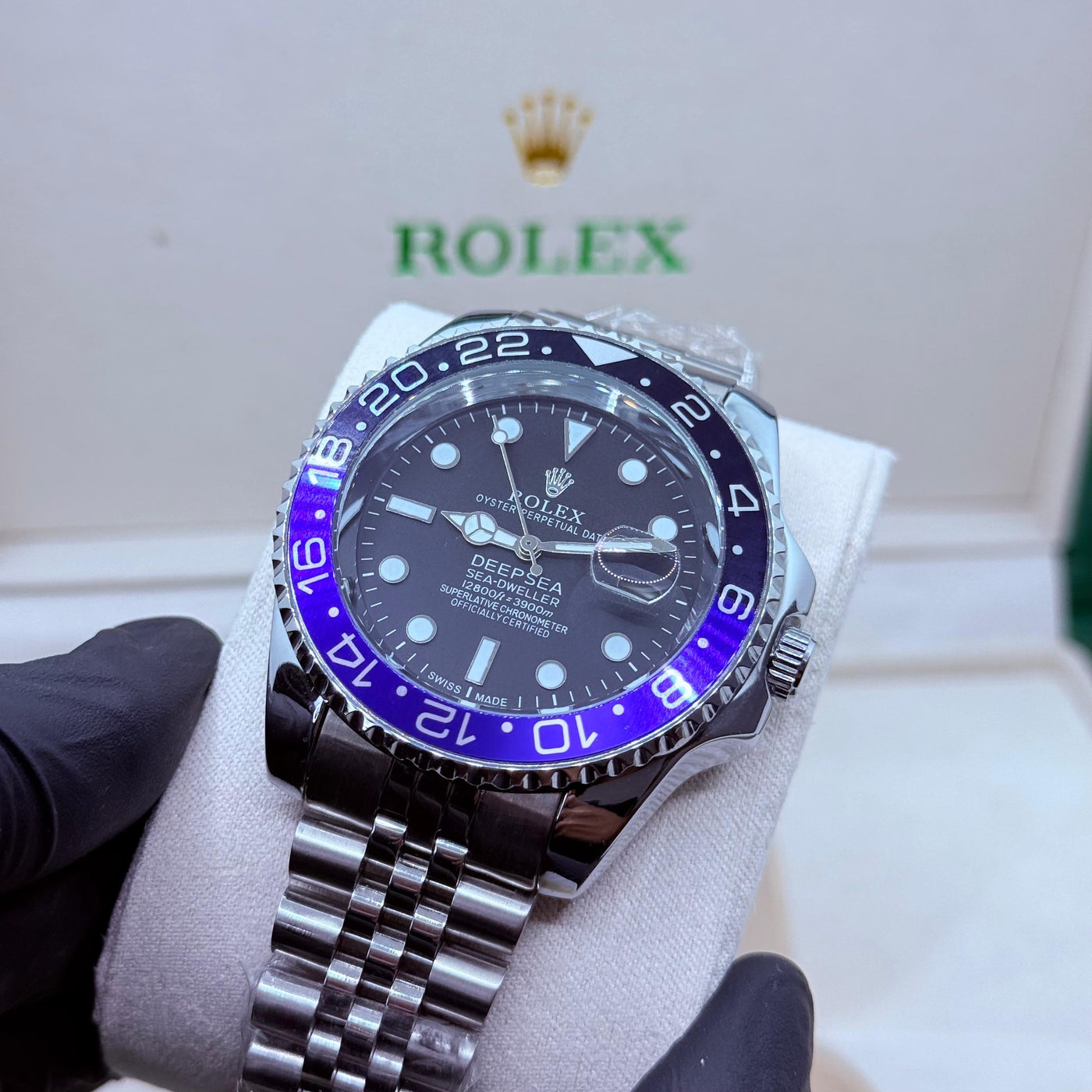 Rolex Deepsea black & blue rotating dial