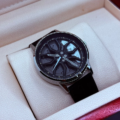 Ferrari wheel green silicon strap